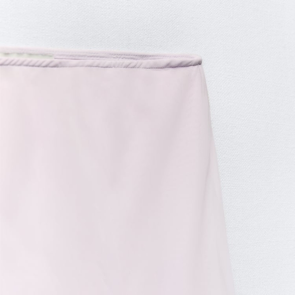 Zara High Waisted Long A-Line Skirt - Picture 9 of 13